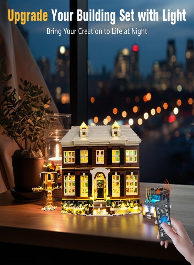 BrickSoul LED RC Light Kit Compatible with Lego Home Alone House 21330 Building Set, Upgrade RC Adjustable Lighting Mode Accessories for Lego Fans, Not Included 21330 Model - Image 5